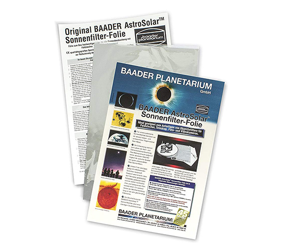 BAADER AstroSolar Visual Solar Filter Film Sheet (ND 5)