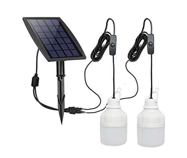 FEIFEIER Solar Shed Light (2 LED Bulbs)