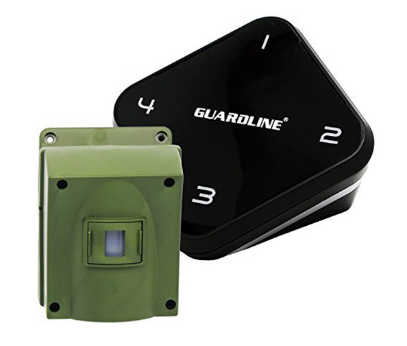 Guardline ¼ Mile Long Range Wireless Driveway Alarm Outdoor Weather Resistant Motion Sensor & Detector