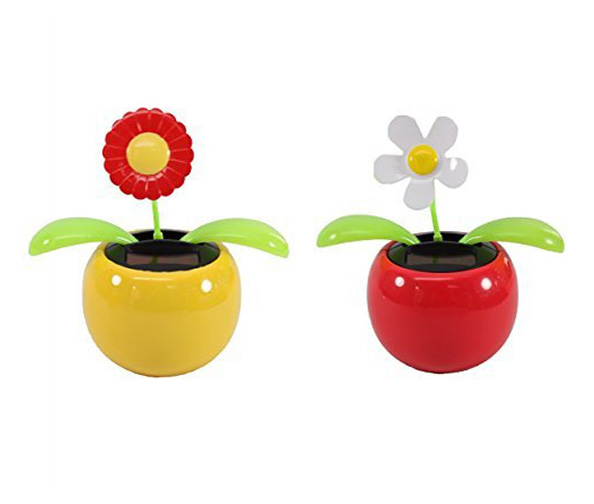 KT 2-Pack Solar Toy Flowers
