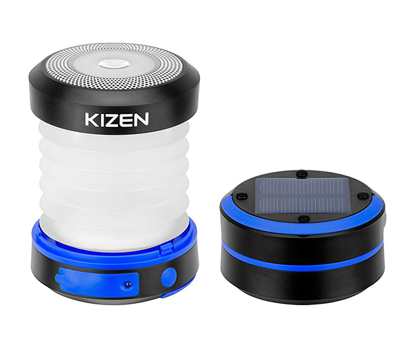 Kizen Solar Powered LED Camping Lantern