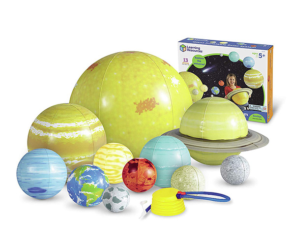 Learning Resources Giant Inflatable Solar System, 12 Pieces, 8 Planets