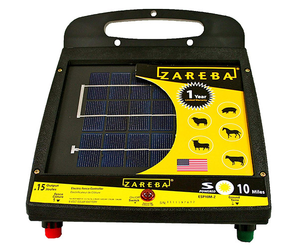 Zareba 10-Mile Solar Low Impedance Electric Fence Charger